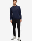 pull-boss-homme-marine-laine-porte