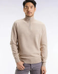 pull-camionneur-eden-park-beige-homme-face
