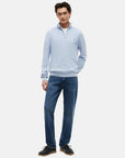 pull-camionneur-tommy-hilfiger-bleu-porte