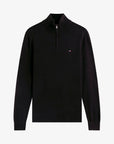 pull-camionneur-tommy-hilfiger-noire-MW0MW37331BDS-a-plat