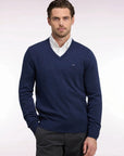 pull-col-v-eden-park-homme-marine-H26MAIPU0003BLF21-face