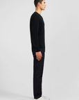 pull-eden-park-noir-homme-profil