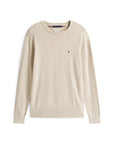 pull-tommy-hilfiger-beige-homme-a-plat
