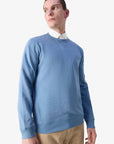 sweat-boss-bleu-homme-coton-face-zoom