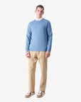 sweat-boss-bleu-homme-coton-porte