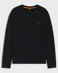 sweat-boss-noir-homme-a-plat