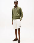 sweat-caionneur-tommy-hilfiger-kaki-homme-porte