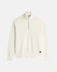sweat-camionneur-tommy-jeans-blanc-a-plat