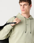sweat-capuche-boss-vert-homme-face-zoom