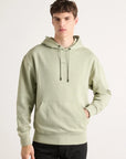 sweat-capuche-boss-vert-homme-face