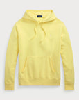 sweat-capuche-ralph-lauren-jaune-homme-a-plat