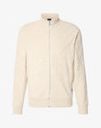 sweat-zippe-boss-beige-coton-a-plat
