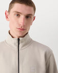 sweat-zippe-boss-beige-homme-face-zoom