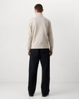 sweat-zippe-boss-beige-homme-porte-dos