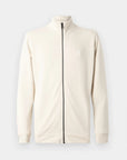 sweat-zippe-boss-home-jaune-a-plat