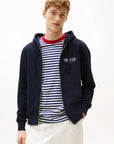 sweat-zippe-tommy-hilfiger-marine-homme-face