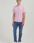 t-shirt-eden-park-homme-rose-porte