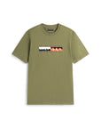 t-shirt-tommy-hilfiger-kaki-homme-a-plat