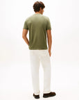 t-shirt-tommy-hilfiger-kaki-homme-dos