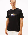 t-shirt-tommy-hilfiger-noir-homme-face