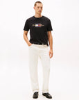 t-shirt-tommy-hilfiger-noir-homme-porte