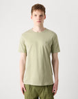 tshirt-boss-homme-vert-porte