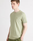 tshirt-boss-homme-vert-profil