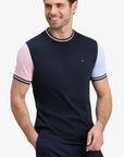tshirt-eden-park-bleu-face-h26maitc0015blf