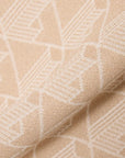 T-Shirt jacquard monogramme Lacoste beige