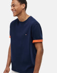 tshirt-tommy-hillfiger-marine-coton-zoom
