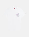 tshirt-tommy-jeans-beige-a-plat