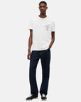 tshirt-tommy-jeans-beige-porte