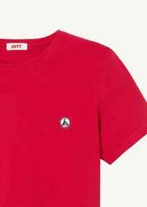 T-shirt JOTT rouge en coton pour homme I Georgespaul