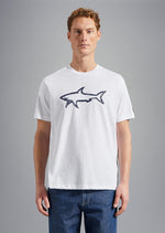 Afbeelding in Gallery-weergave laden, T-Shirt homme logo Paul &amp; Shark blanc | Georgespaul
