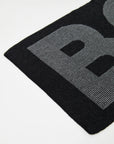 Echarpe logo BOSS noire en laine