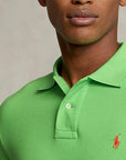 Polo Ralph Lauren cintré vert en coton piqué - Georgespaul