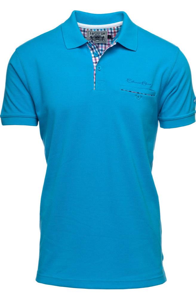 Polo Ethnic Blue bleu - Georgespaul