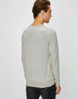 Pull col V Tommy Hilfiger gris coton pima et cachemire - Georgespaul