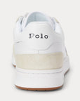 Baskets Ralph Lauren blanches pour homme I Georgespaul