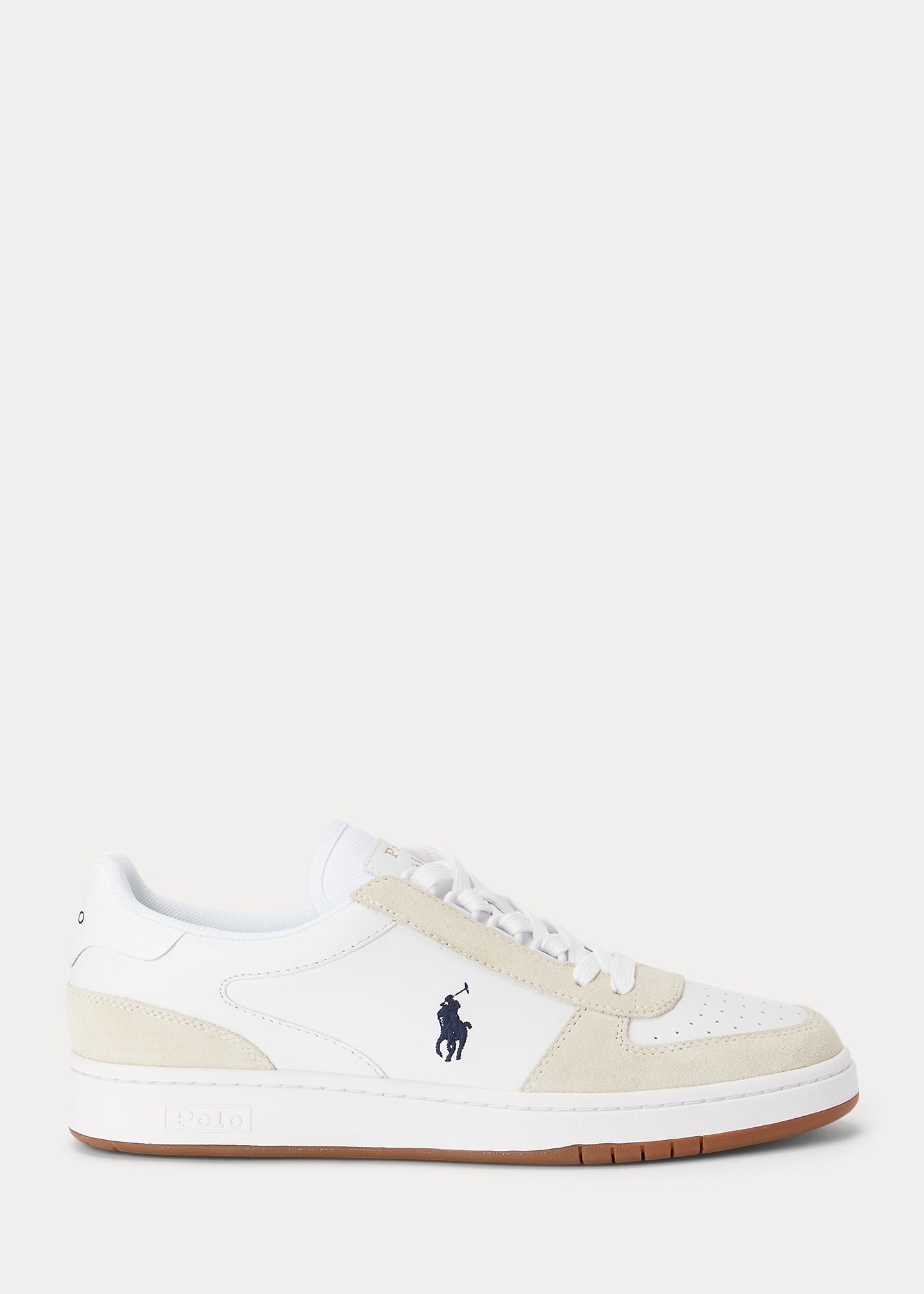 Baskets Ralph Lauren blanches pour homme I Georgespaul