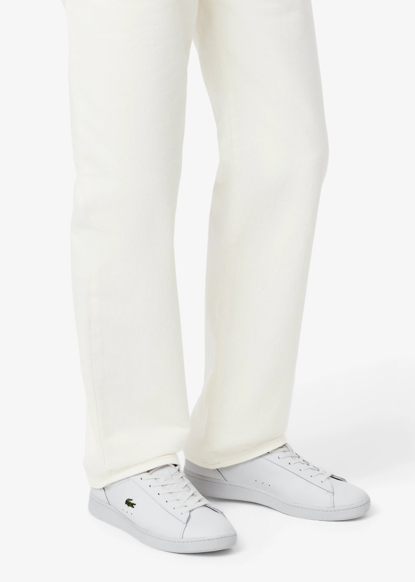 Baskets Lacoste blanches pour homme | Georgespaul 