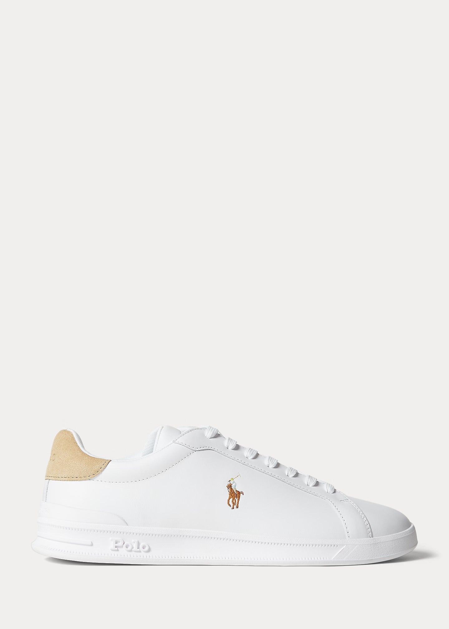 Baskets Ralph Lauren blanches pour homme | Georgespaul 