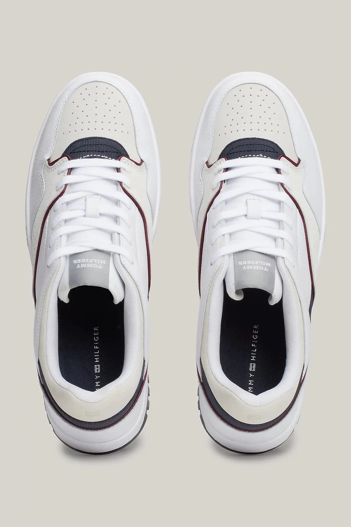 Baskets Tommy Hilfiger blanches - Georgespaul