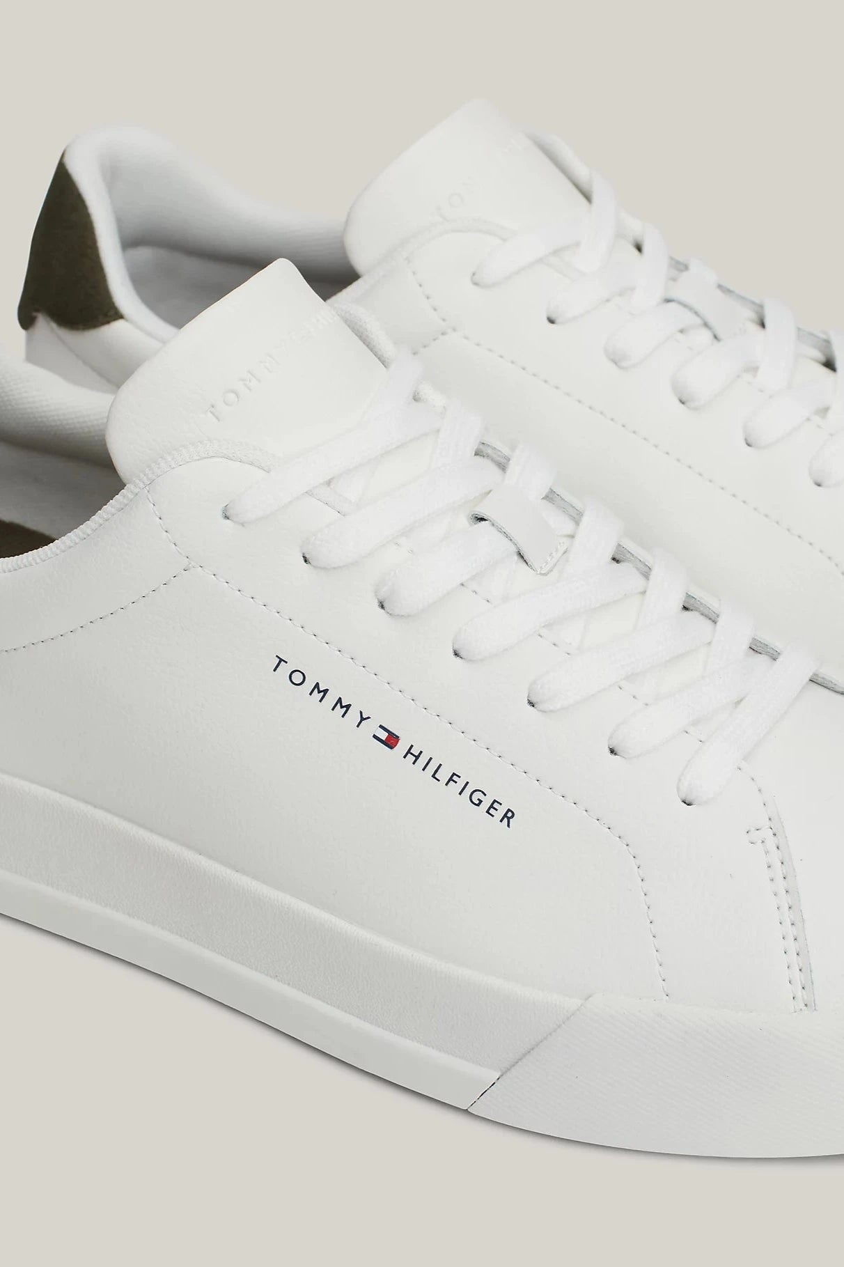 Baskets Tommy Hilfiger kaki - Georgespaul