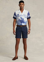 Charger l&#39;image dans la galerie, Bermuda Ralph Lauren marine en coton pour homme I Georgespaul
