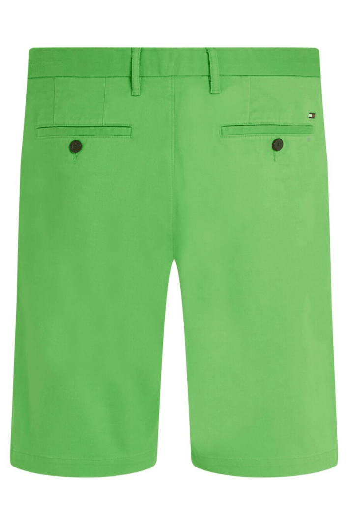 Bermuda Tommy Hilfiger vert en coton bio stretch - Georgespaul