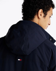 Blouson Tommy Hilfiger marine pour homme | Georgespaul 