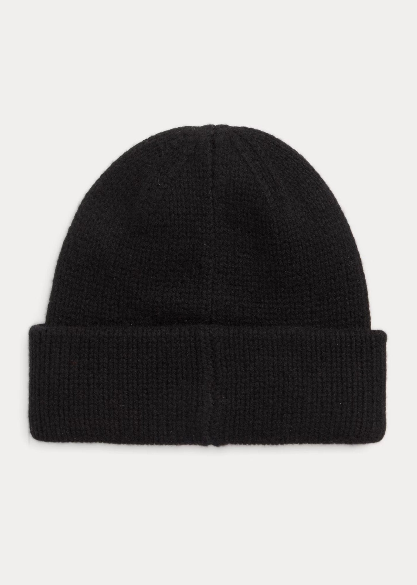 Bonnet unisexe Ralph Lauren noir en laine | Georgespaul