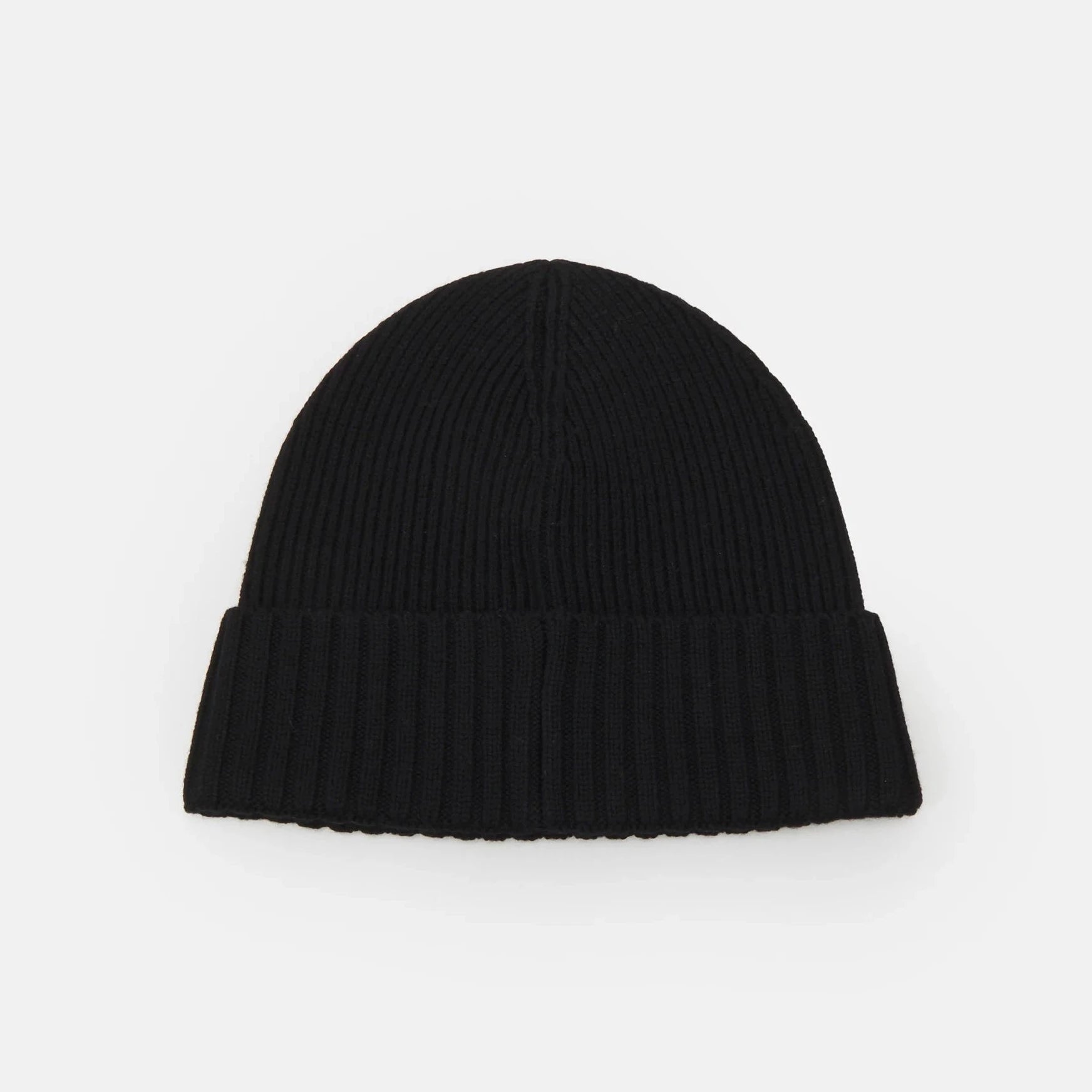 Bonnet à revers BOSS noir en laine I Georgespaul