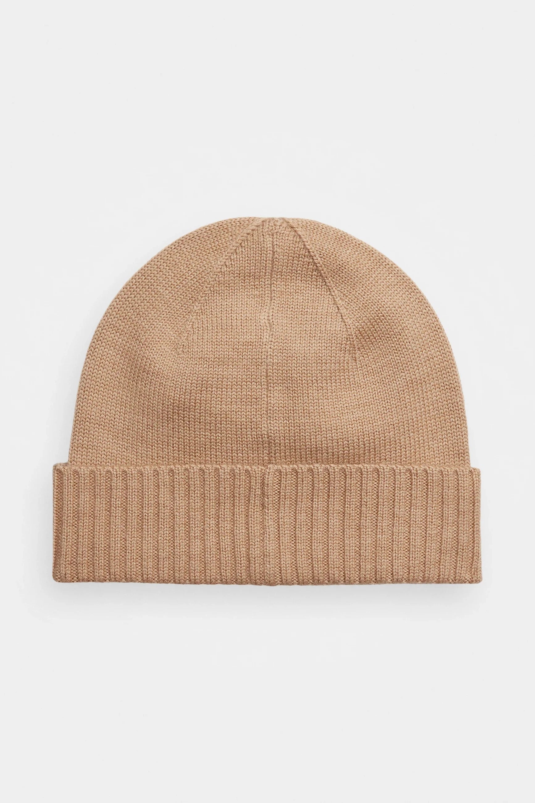 Bonnet à revers Ralph Lauren beige pour homme et femme | Georgespaul